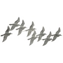 Wanddeko Metallrelief  "Möwen" B 94 cm