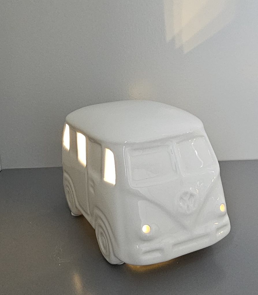 LED Skulptur Bus "Caso" gross H 18 cm