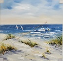 Orig. Acrylgemälde "Düne" 80 x 80 cm