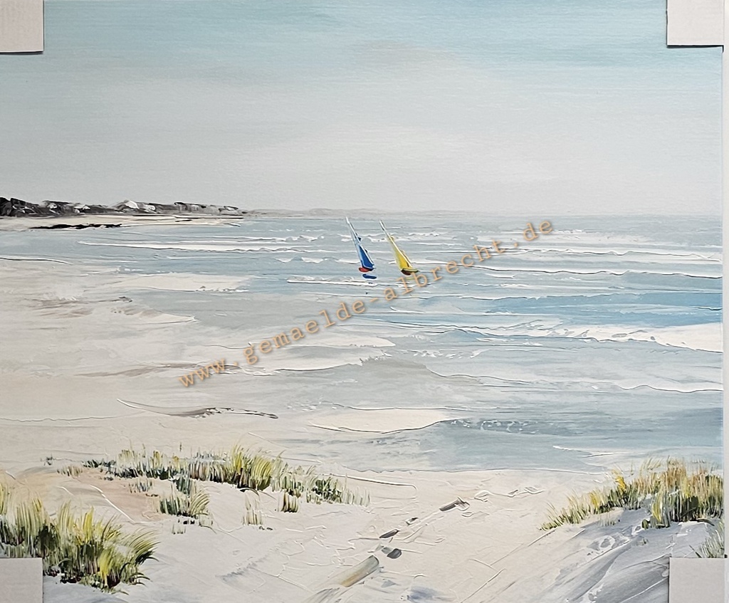 Orig. Acrylgemälde "Düne" 50 x 60 cm