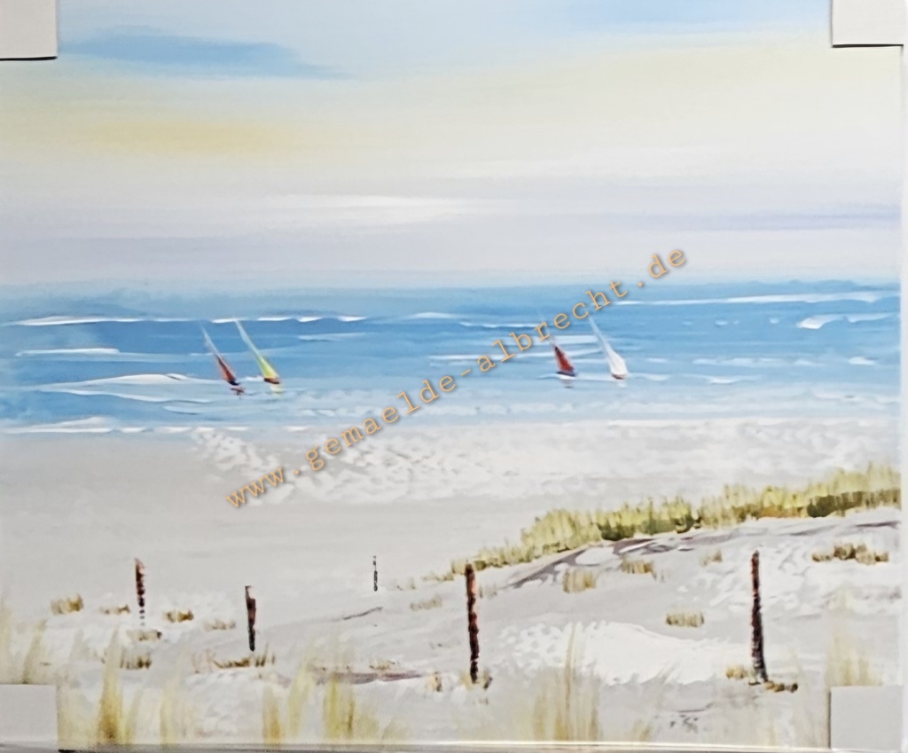 Orig. Acrylgemälde "Düne" 50 x 60 cm