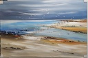 Orig. Acrylgemälde "Strand" 80 x 120 cm