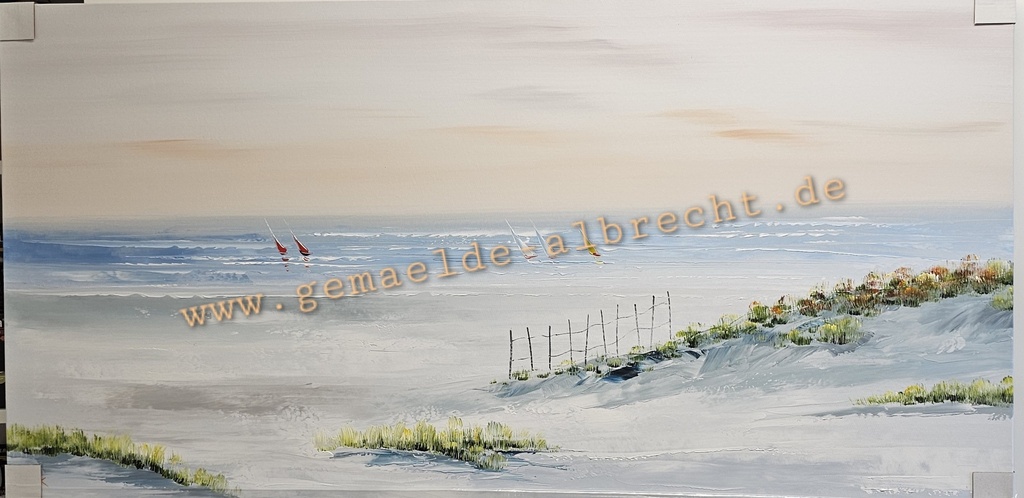 Orig. Acrylgemälde "Düne" 60 x 120 cm