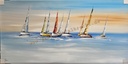Orig. Acrylgemälde "Segler" 60 x 120 cm