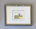 Orig. Radierung "Mühle" 13 x 18 cm