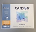 Canson Montval Aquarell Papier Block 19 x 24 cm
