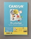 Canson Kritzeleien Papier A4 Block 40 Blatt