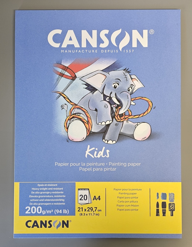 Canson Kids Malpapier A4 Block 20 Blatt