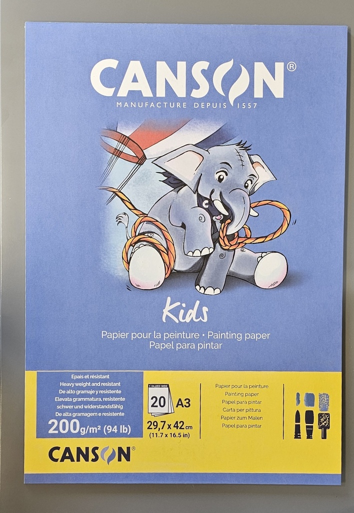 Canson Kids Malpapier A3 Block 20 Blatt