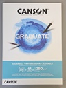 Canson Graduate Aquarelle A4 Block 20 Blatt