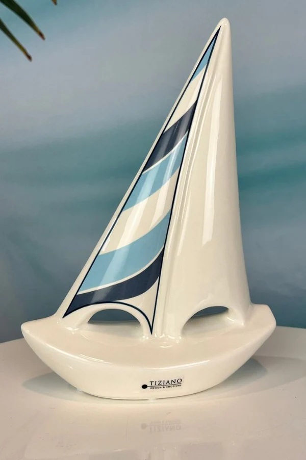 Skulptur Boot "Andiamo" klein