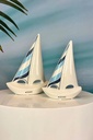 Skulptur Boot "Andiamo" groß
