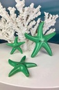 Skulptur Seestern "Mirina" türkis mittel