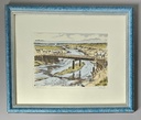 Orig. Radierung "Husum" 27 x 33 cm