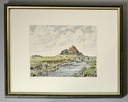 Orig. Radierung "Hallig Hooge" 27 x 33 cm