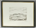 Orig. Radierung "Friesenhäuser" 27 x 33 cm