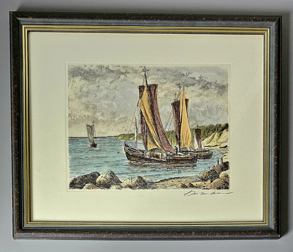 Orig. Radierung 27 x 33 cm