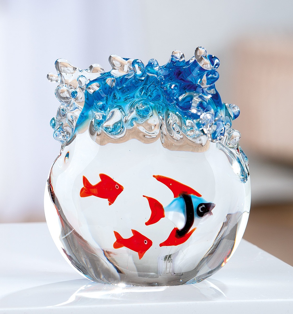 GlasArt Welle H 15 cm