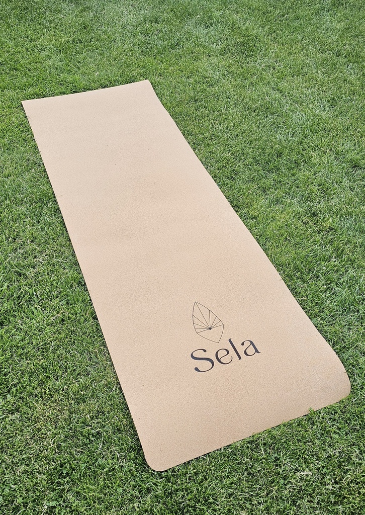 SELA Kork Yogamatte CLASSIC 183 x 61 cm