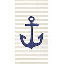 Buffet Servietten "Yacht Club Anchor" linen 33 x 42 cm 
