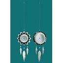 [P0001521] Dekokette/Windspiel "Yantra" Edelstahl L 105 cm