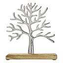[P0001579] Deko Lebensbaum Holz/Metall H 26 cm