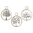 [P0001624] Deko Ring Lebensbaum Holz/Metall D 36 cm