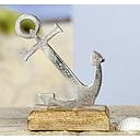 [REF] Anker Alu auf Holzsockel