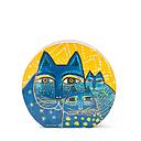 [P0001794] Dekovase "Fantastic Felines" Laurel Burch-Serie H 25 cm 