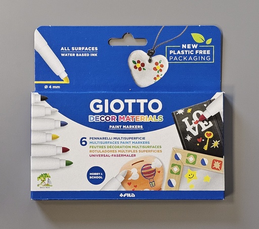 [REF] Giotto Universal Fasermaler 6 Stk Etui