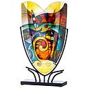 [P0002138] GlasArt Dekovase  "Verona" H 48 cm