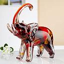 [P0002146] Glas Art Elefant  H 24,5 cm 