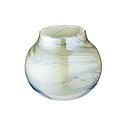 [P0002159] Glas Art Rundvase "Fresh" H  13 cm 