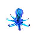 [P0002184] Glas Art Skulptur Octopus H 10,5 cm