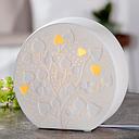 [REF] Lampe Porzellan "Herzensbaum" H 20 cm 