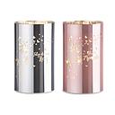 [P0002916] LED Glas Leuchter "Momente" H 14 cm 