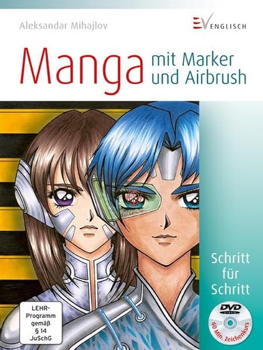 Manga - mit Marker und Airbrush