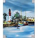 [P0003779] Org. Leinwandbild "Büsum Lighthouse" 50x60 cm 