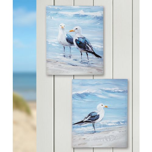 [REF] Org. Leinwandbild "Möwe/n" 50 x 40 cm 