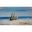 [P0003843] Org. Leinwandbild "Segler" 30x50 cm 