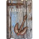 [P0000401] Bild Holz 3D "Ankerplatz" 30 x 45 cm