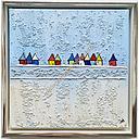 [REF] Original Lea Bach "Häuschen"  30 x 30 cm