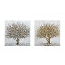 [REF] Original Leinwandbild "Baum" 50 x 50 cm