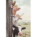 [P0004834] Original Leinwand "Bunte Parade" 90 x 60 cm