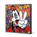 [P0005013] Leinwandbild Disney "Goofy" 70 x 70 cm