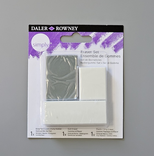 Simply Radiergummi Set 3Teilig