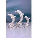 [P0005938] Skulptur Delfin "Sandy" H 27 cm 