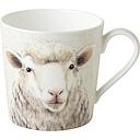 [P0006743] Tasse "Farm Sheep" cream H 9 cm