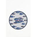 [P0007175] Wanduhr Fische Netz D 40 cm