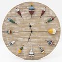 [P0007177] Wanduhr Holz "Bouy Numbers" D 40 cm